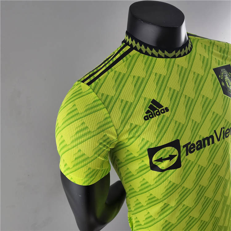 Manchester United 22/23 Third Kit Green Soccer Jersey (Authentic Version) - Click Image to Close